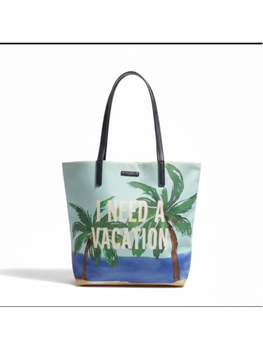 Women's Kate Spade I Need A Vacation Tote Bag One Size Blue Green